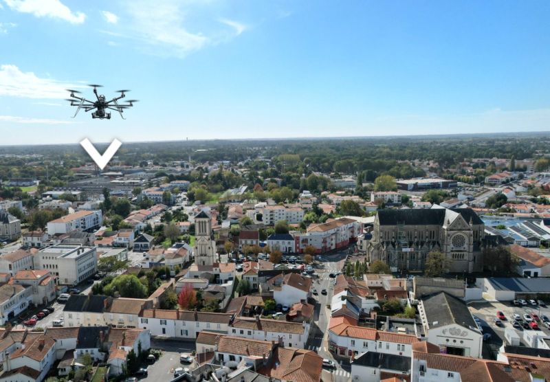 Visite virtuelle aérienne par drone