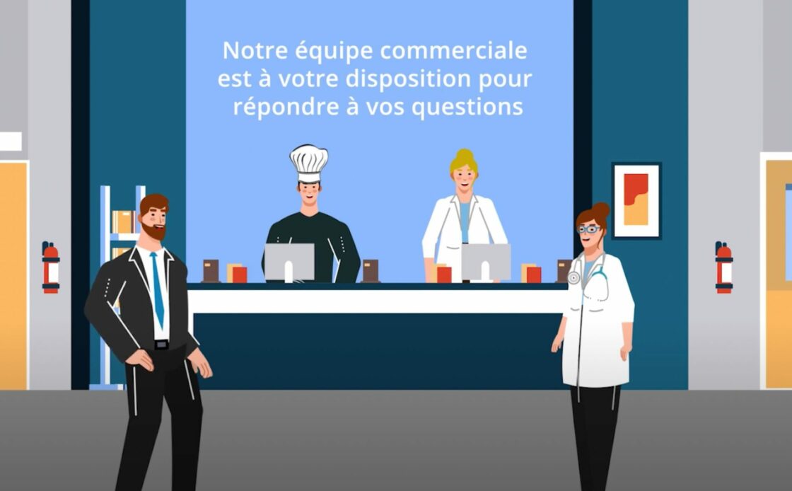 Motion design explicatif d’une application mobile pour Cyranie à Angers